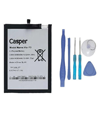 Csper F3 Pil Batarya + Tamir Seti