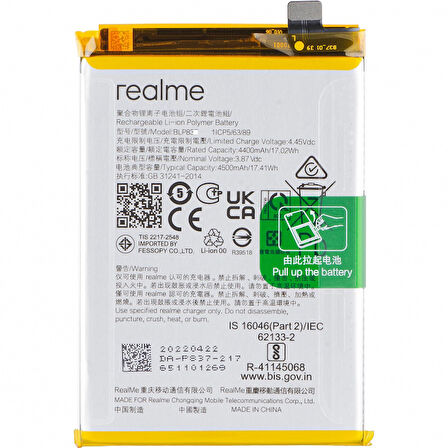 Realme V15 Pil Batarya BLP833