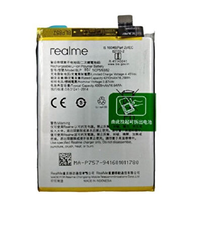 Realme Q3 Pro Pil Batarya BLP857