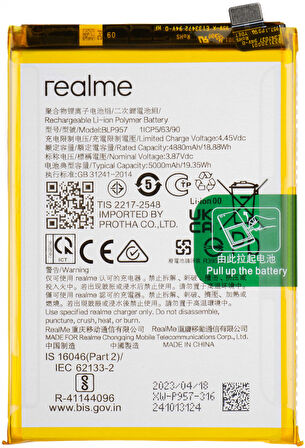 Realme 10 Pil Batarya BLP957