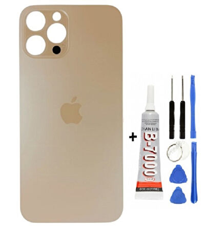 İphone 12 Pro Arka Kapak Cam +Yapıştırıcı B700 + Tamir Seti