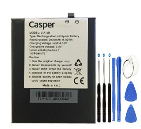 Casper Via M1 Pil Batarya TLP1512 ve Tamir Seti