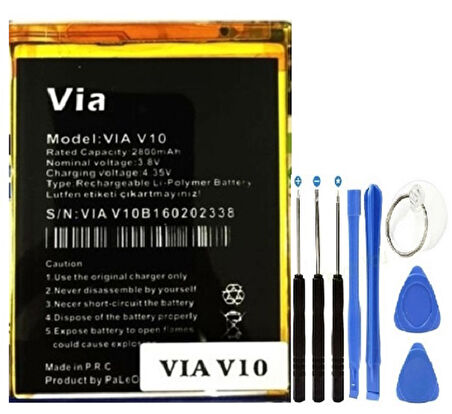 CASPER VİA V10 PİL BATARYA VE TAMİR SETİ