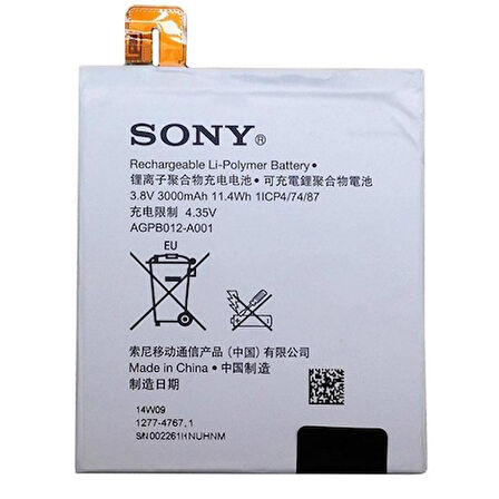 Sony Xperia T2 Ultra Pil Batarya AGPB012A001 Ve Tamir Seti