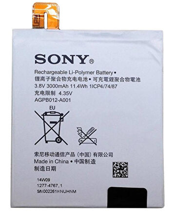 Sony Xperia T2 Ultra Pil Batarya AGPB012A001 Ve Tamir Seti
