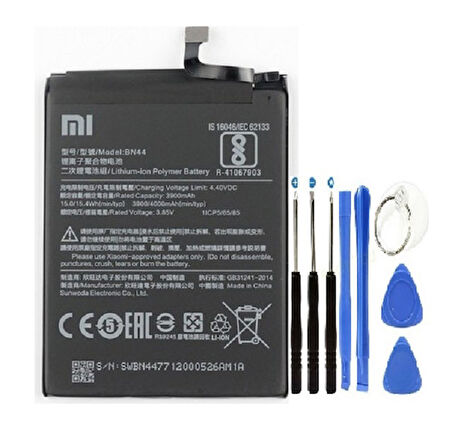 Xiaomi Mi Redmi 5 Plus Pil Batarya BN44 ve Tamir Seti
