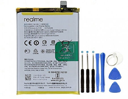 Realme 5/5i/C3 Pil Batarya BLP729+Tamir Seti