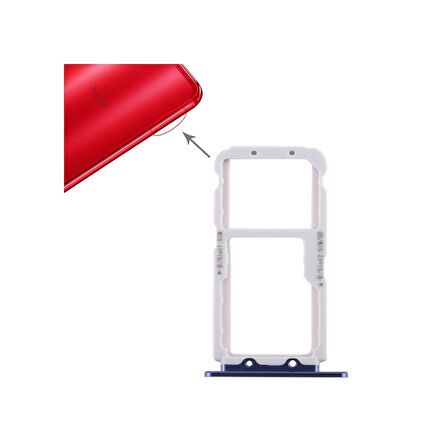 Huawei Honor View 10 Mikro Sd Kart Sim Tepsisi Sim Kart Yuvası