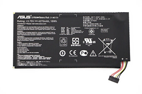 Asus MeMO Pad ME172V-1A078A Tablet Pil Batarya