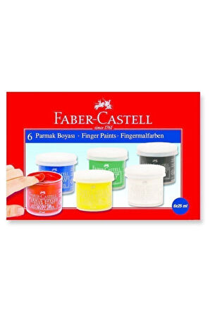 Faber-castell Parmak Boyası 25ml 6 Renk