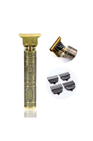 Retro Şarjlı Saç-Sakal Kesme Tıraş Makinesi