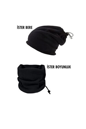 Unisex Termal Polar Boyunluk Bere A Kalite Motorcu Kayak Avcı