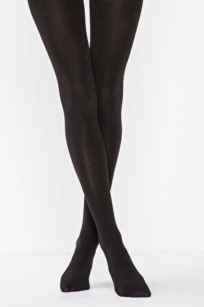 Siyah Termal Külotlu Çorap