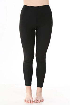 Kadın Siyah Termal Tayt