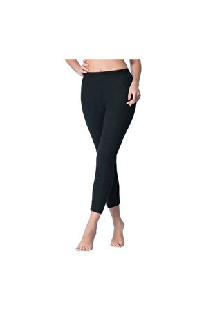 Kadın Siyah Termal Fanila Ve Tayt Takım