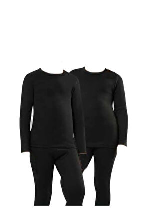 Erkek Çocuk Siyah Termal Alt Üst Takım