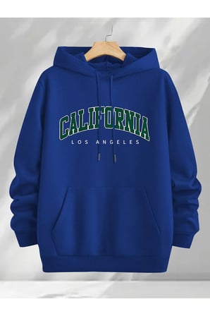Çok Renkli Baskılı kapuşonlu Sweatshirt 3'lü Fırsat Paketi