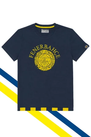 ERKEK TRİBÜN TEK RENK LOGOLU T-SHİRT UV KUTU HEDİYELİ