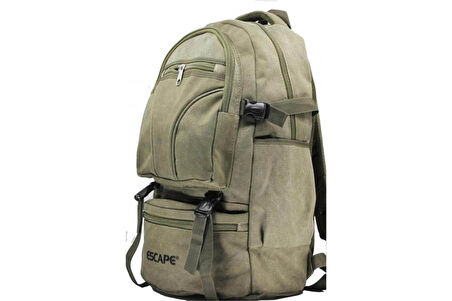 Escape 501 Kanvas Kumaş Yarı Dağcı Sırt Çantası Haki  50 lt