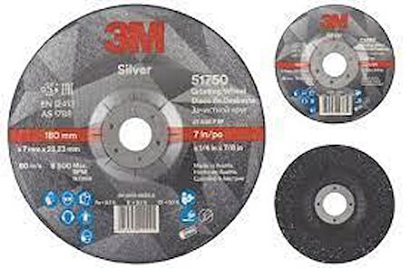 3M 51751 SILVER DCGW T27 230*7*22.23MM WL