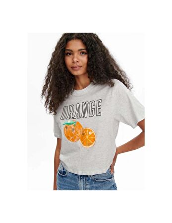 Only Kadın T-shirt  ONLKITA  FRUIT TOP 15263120