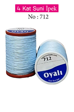 Oyalı 4 Kat Suni İpek İplik İğne Oyası Boncuk İpi Tığ Oyası No:712