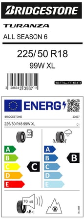 Bridgestone Turanza All Season 6 Xl Enliten 225/50R18 99W4 Mevsim Lastiği - 2026