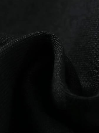 Baskılı Oversize Bisiklet Yaka T-shirt - Siyah