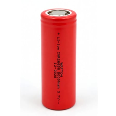 Inr 26650 5000mah 3.7v Li-ion Şarj Edilebilir Pil - Kırmızı