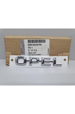 Arka Bagaj Kapağı Opel Yazısı Orjinal Astra F Astra G Zafira A Omega B Vectra B Uyumlu