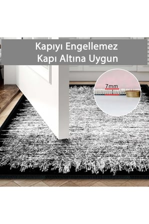 Banyo Paspası, Yumuşak Banyo Halısı, Kaymaz Dot Tabanlı, Yıkanabilir - 60x100