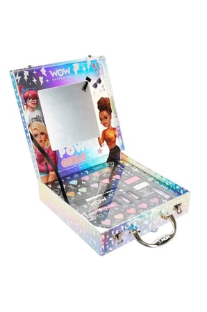 WOW Generation Glam & Go Aynalı Makyaj Çantası Seti 6+ Yaş Kız Çocuk Oyuncak Makyaj Seti