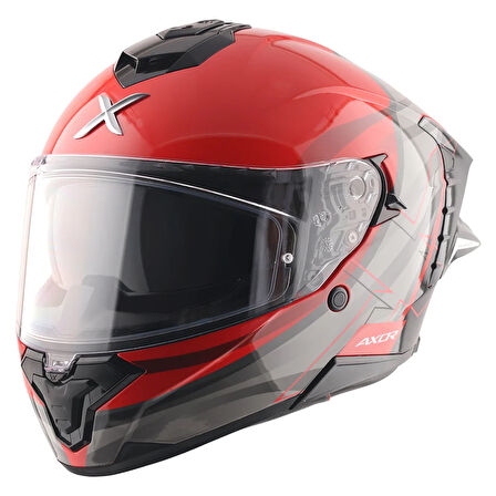 AXOR BRUTALE SURGES FULL FACE PARLAK SİYAH KIRMIZI