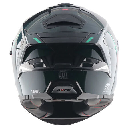 AXOR BRUTALE KRYPTIC FULL FACE PARLAK SİYAH YEŞİL