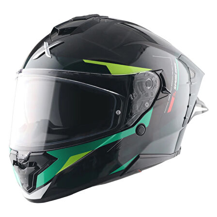 AXOR BRUTALE KRYPTIC FULL FACE PARLAK SİYAH YEŞİL