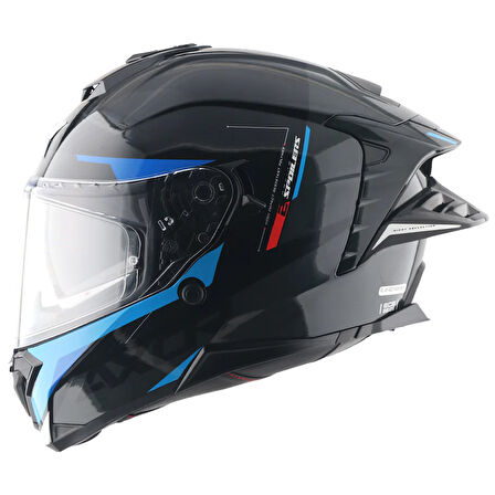 AXOR BRUTALE KRYPTIC FULL FACE PARLAK SİYAH MAVİ