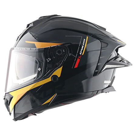AXOR BRUTALE KRYPTIC FULL FACE PARLAK SİYAH SARI