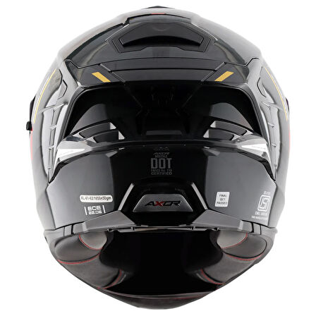 AXOR BRUTALE KRYPTIC FULL FACE PARLAK SİYAH SARI