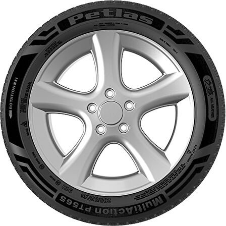 PETLAS Petlas 175/70 R13 82T TL MULTI ACTION PT565 Dört Mevsim Lastiği (Üretim Tarihi:2024)