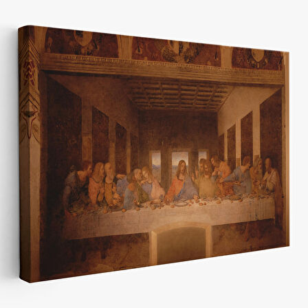 Da Vinci'nin Son Akşam Yemeği Kanvas Tablo-5188