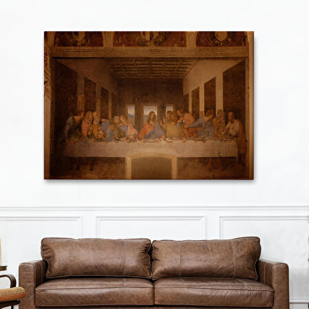 Da Vinci'nin Son Akşam Yemeği Kanvas Tablo-5188