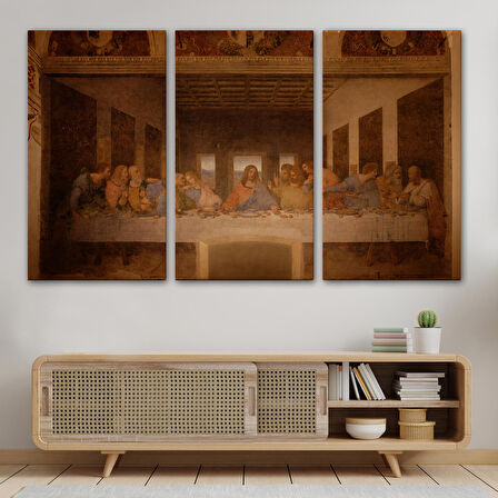 Da Vinci'nin Son Akşam Yemeği Kanvas Tablo-5188