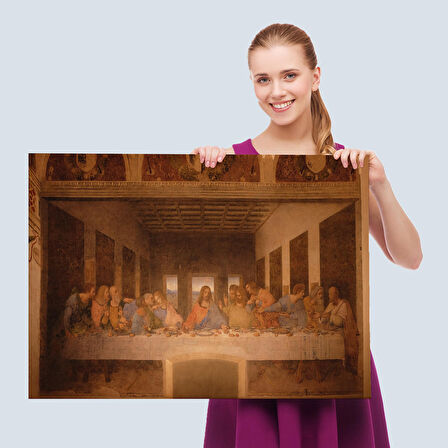 Da Vinci'nin Son Akşam Yemeği Kanvas Tablo-5188