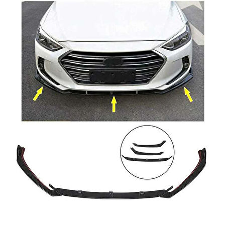 Hyundai Elantra 2016-2019 Ön Lip Kulaklı