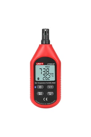 Bluetooth Bağlantılı Mini Sıcaklık ve Nem Ölçer SHEUT333BT