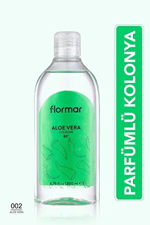 Flormar Büyük Boy Kolonya - Clean Effect Cologne - 002 Aleo Vera -8682536015783