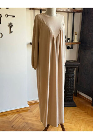 V Robalı Örme Elbise 2309 NAVRA |