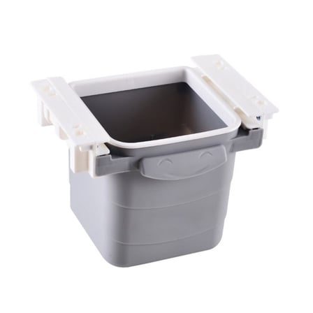 Roichil® Mini Masa Çöp Kovası Plastik Tezgah Altı Geri Çekilebilir Yapışkanlı Görünmez Bölme Pratik