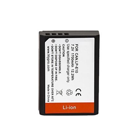 Cazipshop Canon LP-E10  Batarya(1700Mah)+Şarj Aleti Cihazı Seti