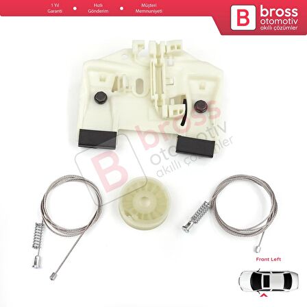 Mercedes Sprinter W906 2006-2018 VW Crafter 2006-2017 İçin Elektrikli Ön Sol Cam Kriko Tamir Seti